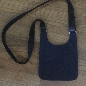 Nine West Bags - Nine West Navy Crossbody with black strap. Nine West Bags - Nine West Navy Crossbody with black strap.